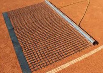 Postup při úklidu kurtu - síťovačka n